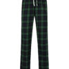 Navy/Green Check
