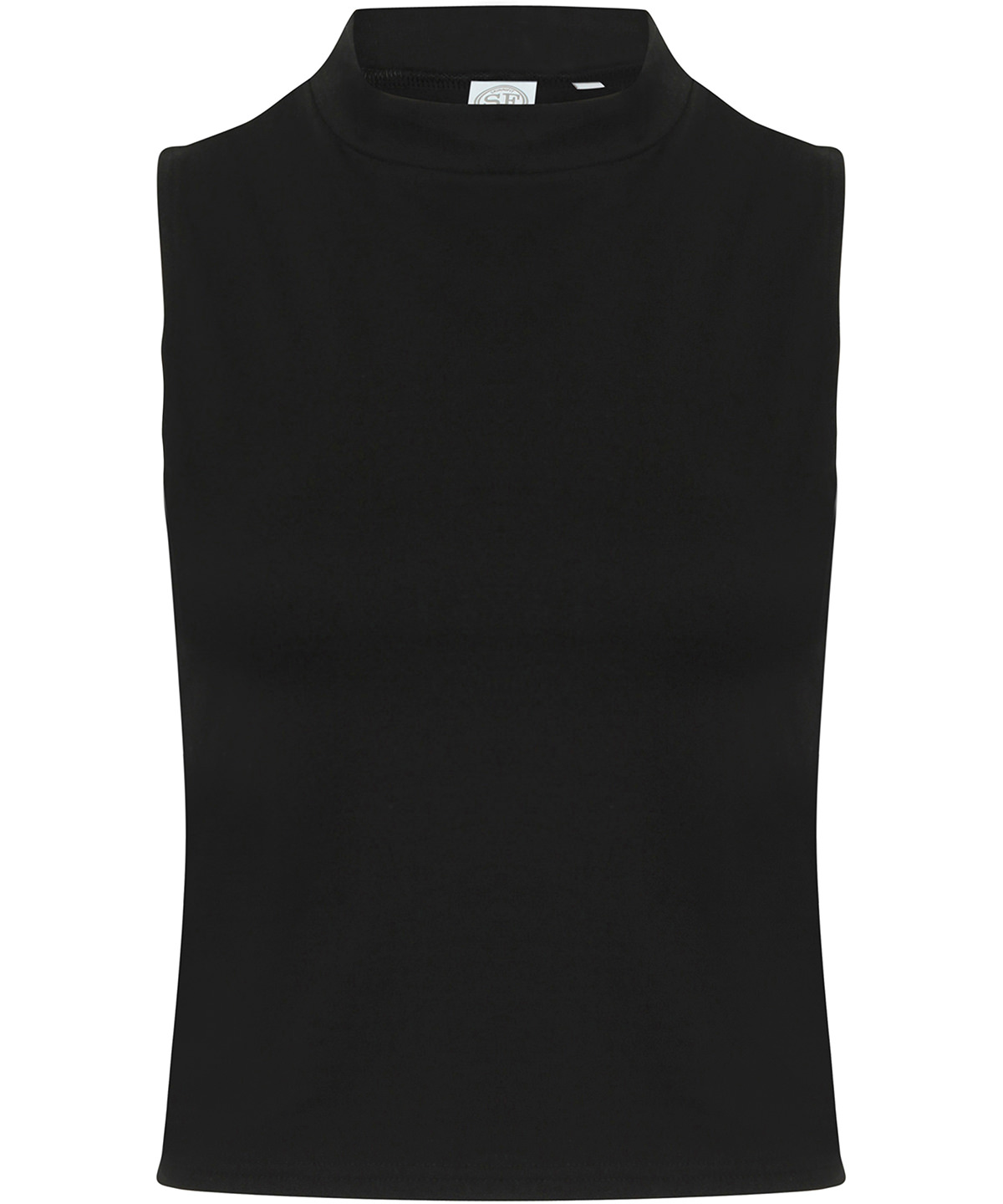 Women's High Neck Crop Vest - Image 2