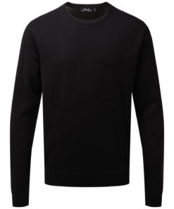 Alternative view of Premier Crew Neck Cotton-Rich Knitted Sweater