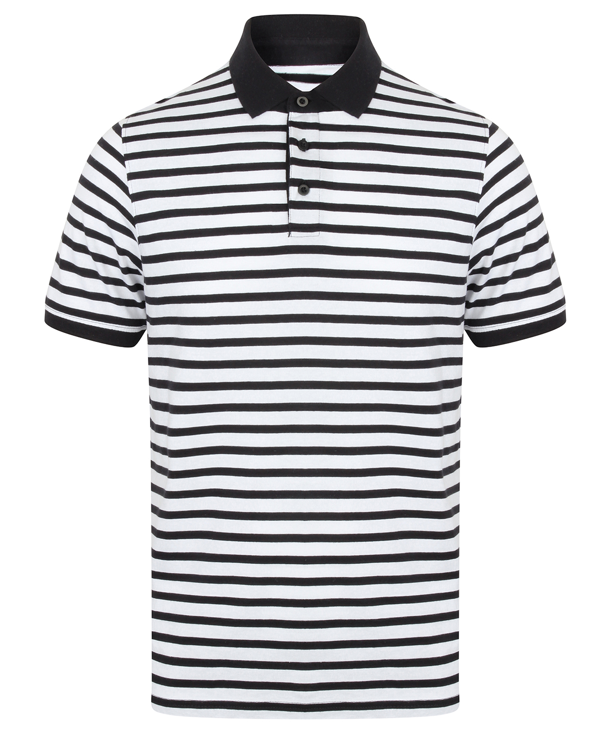 Striped Jersey Polo Shirt - Image 3