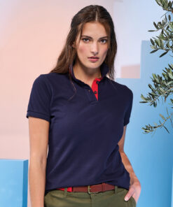 Women's Contrast Polo