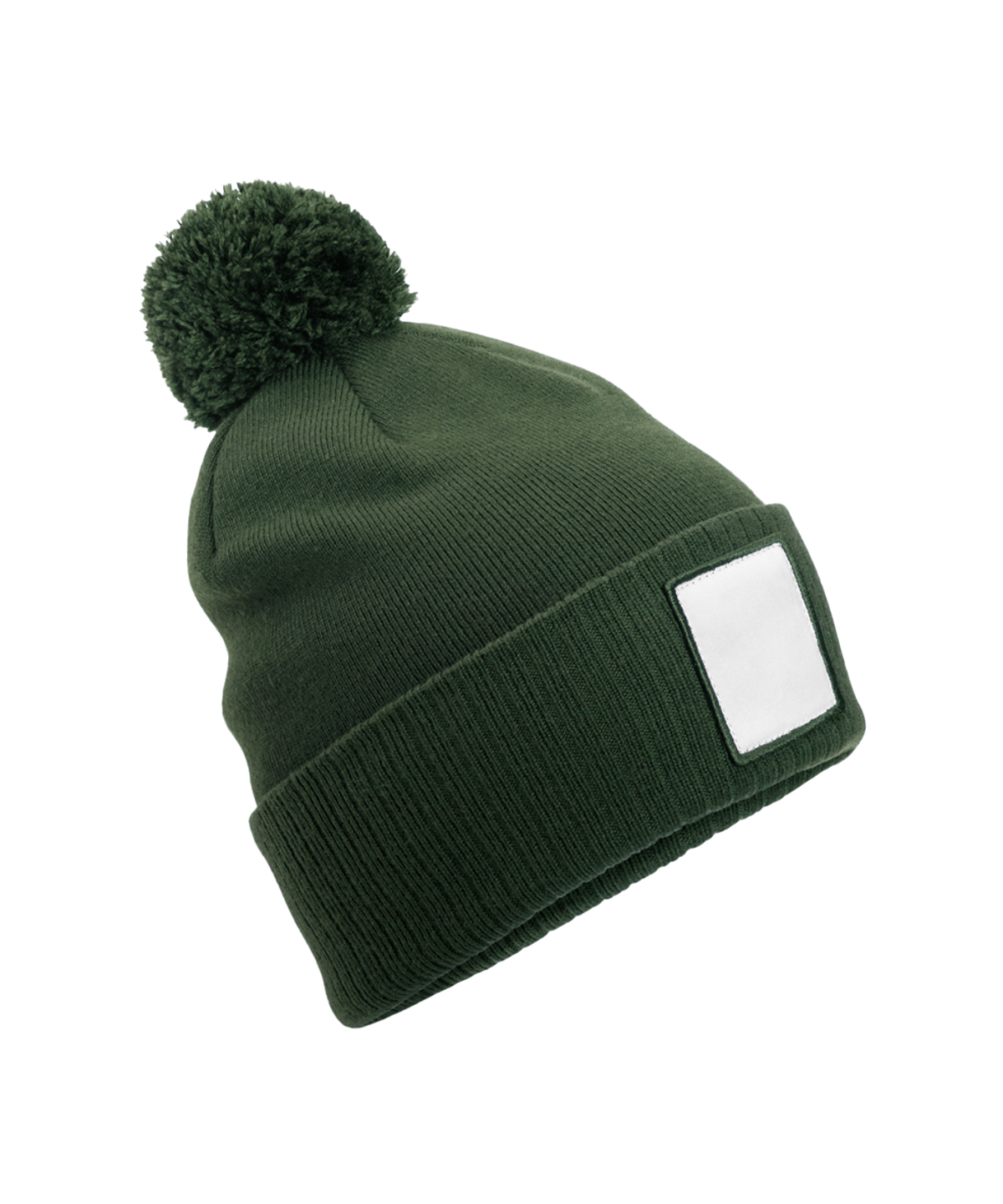Appliqué Patch Pom Beanie - Image 5