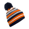 French Navy/Orange/White