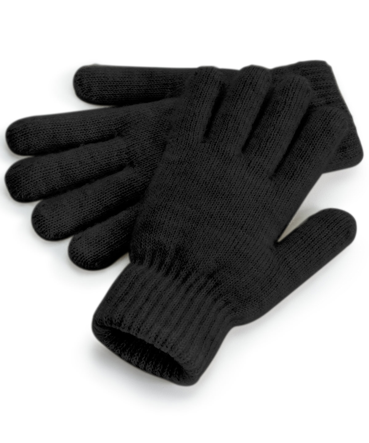 Cosy Ribbed-Cuff Gloves - Image 3