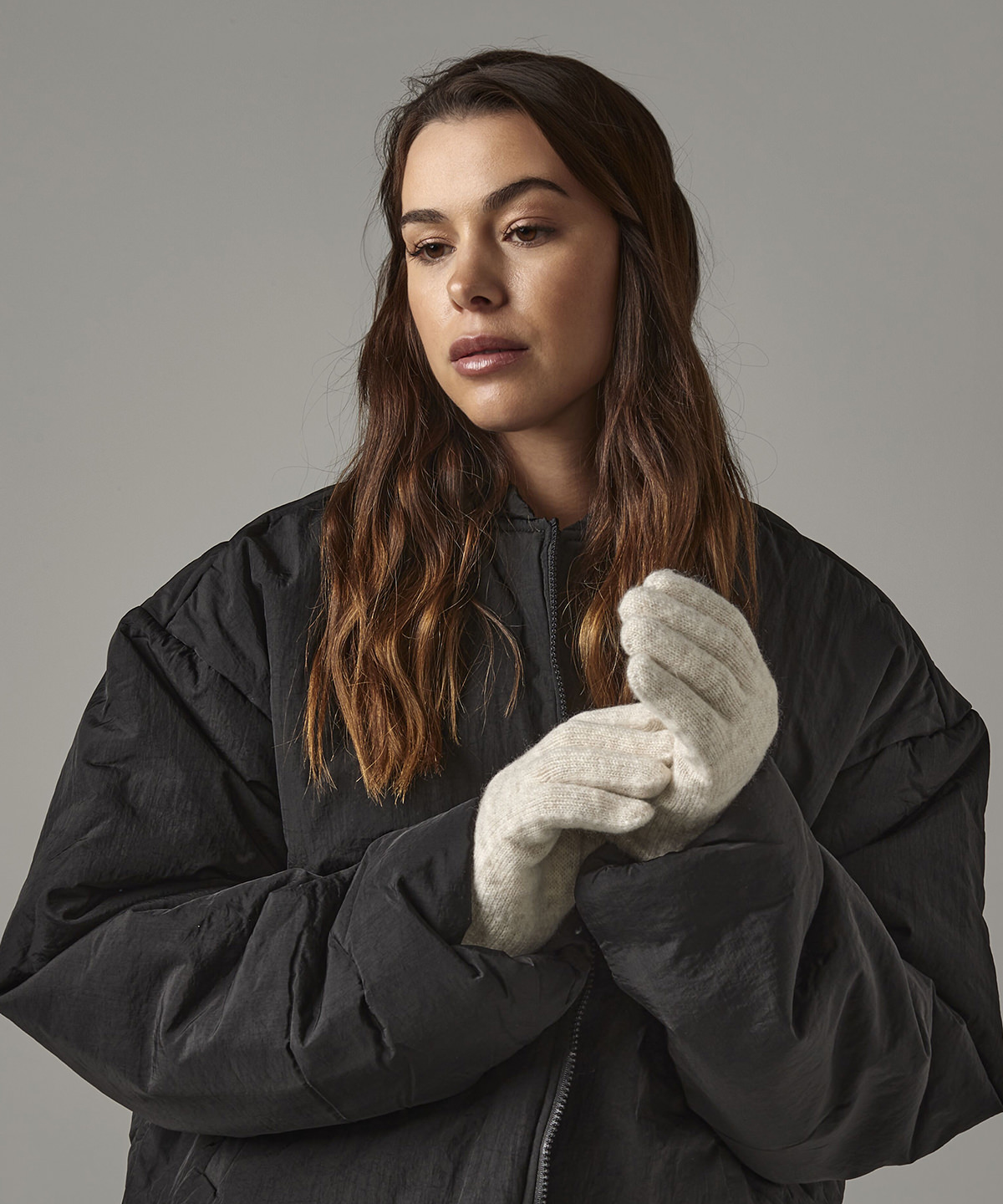 Cosy Ribbed-Cuff Gloves