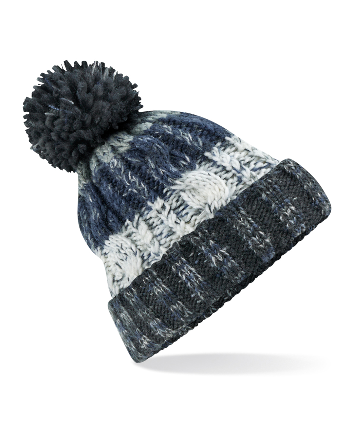 Corkscrew Pom Pom Beanie - Image 3