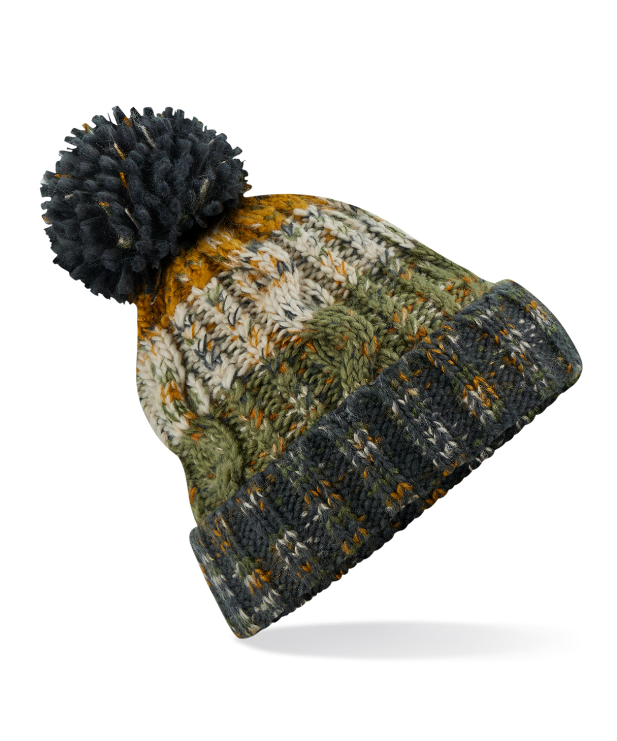 Corkscrew Pom Pom Beanie - Image 4