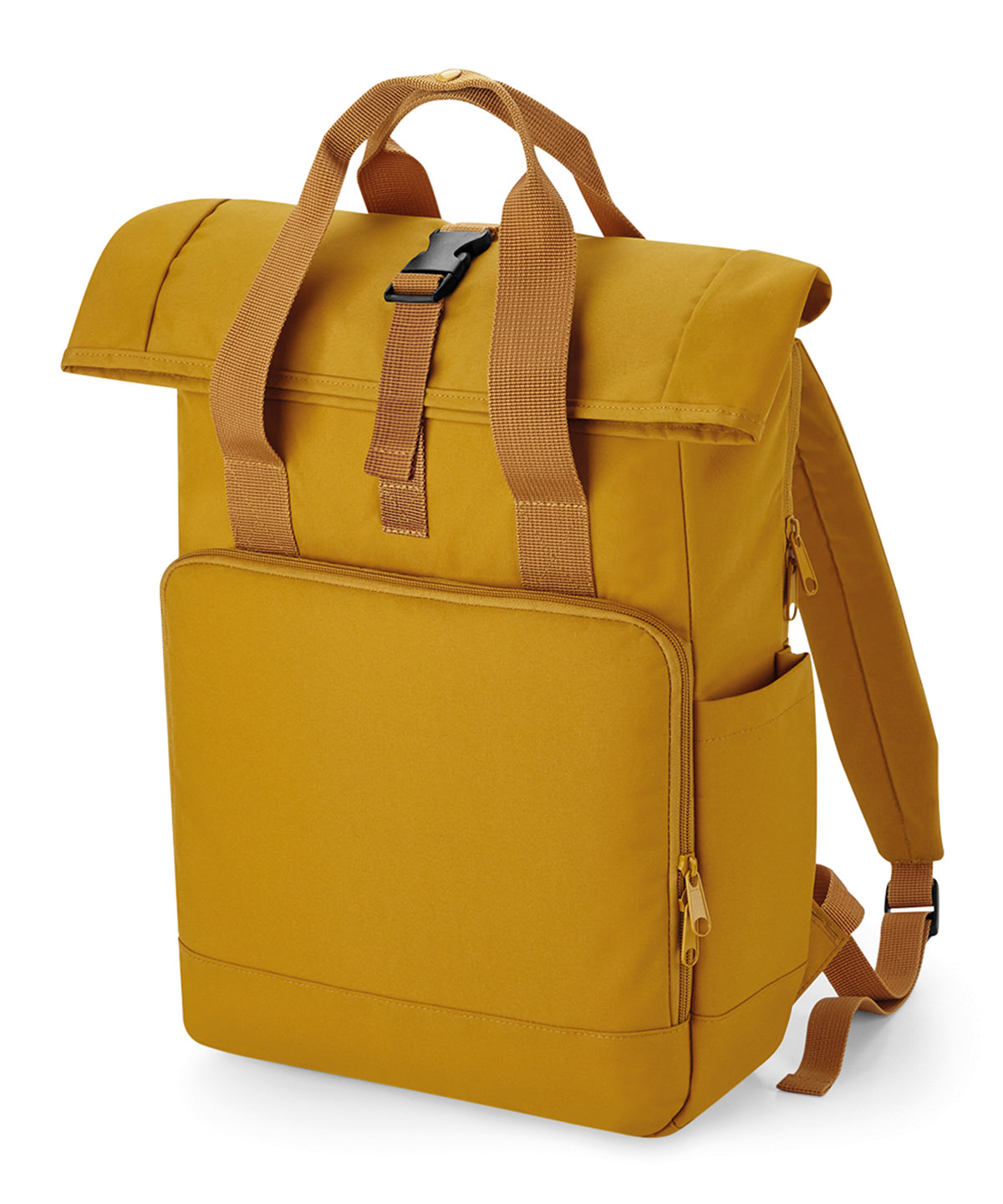 Recycled Twin Handle Roll-Top Laptop Backpack - Image 4