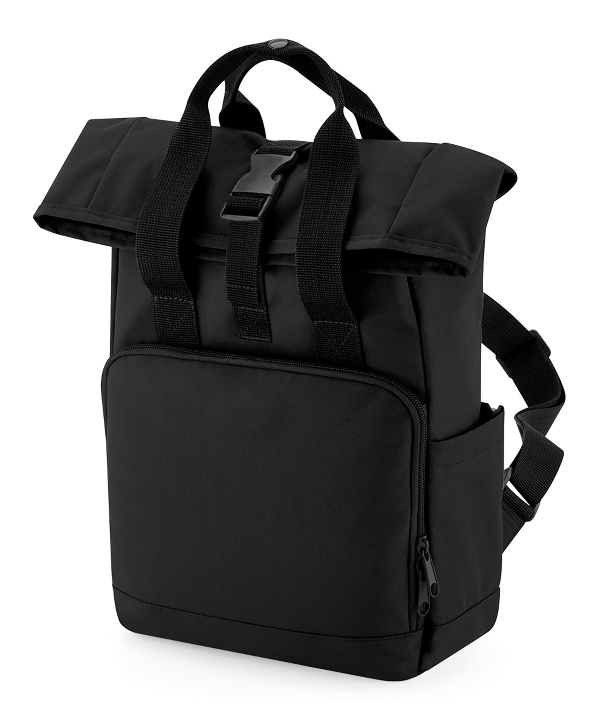 Recycled Mini Twin Handle Roll-Top Backpack - Image 2