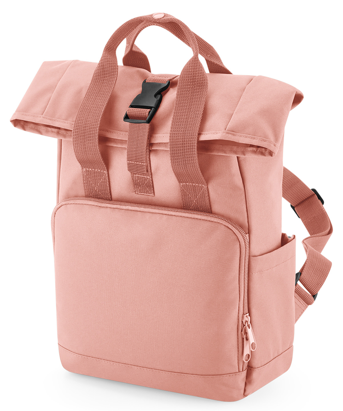 Recycled Mini Twin Handle Roll-Top Backpack - Image 3