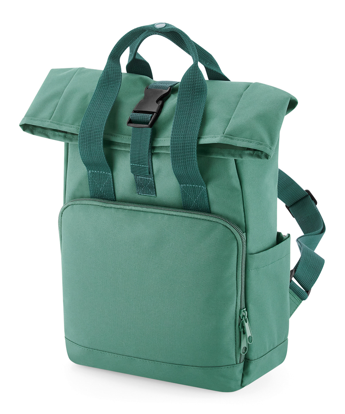 Recycled Mini Twin Handle Roll-Top Backpack - Image 7