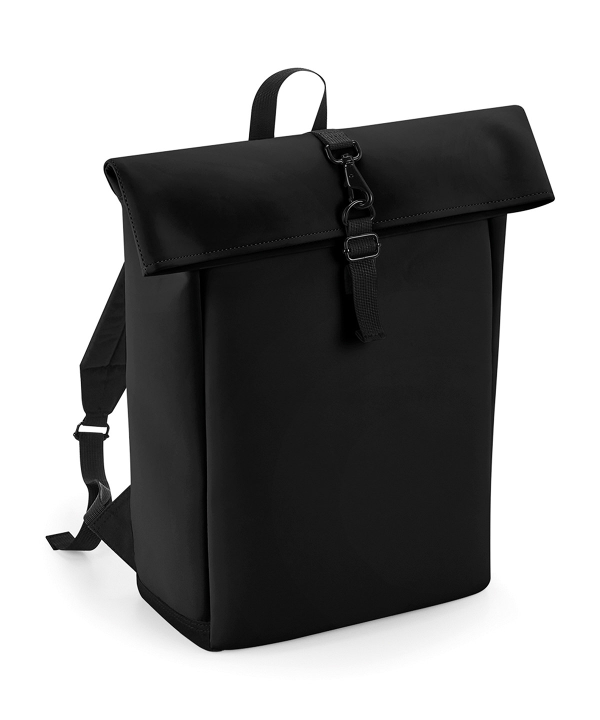 Matte Pu Rolltop Backpack - Image 2