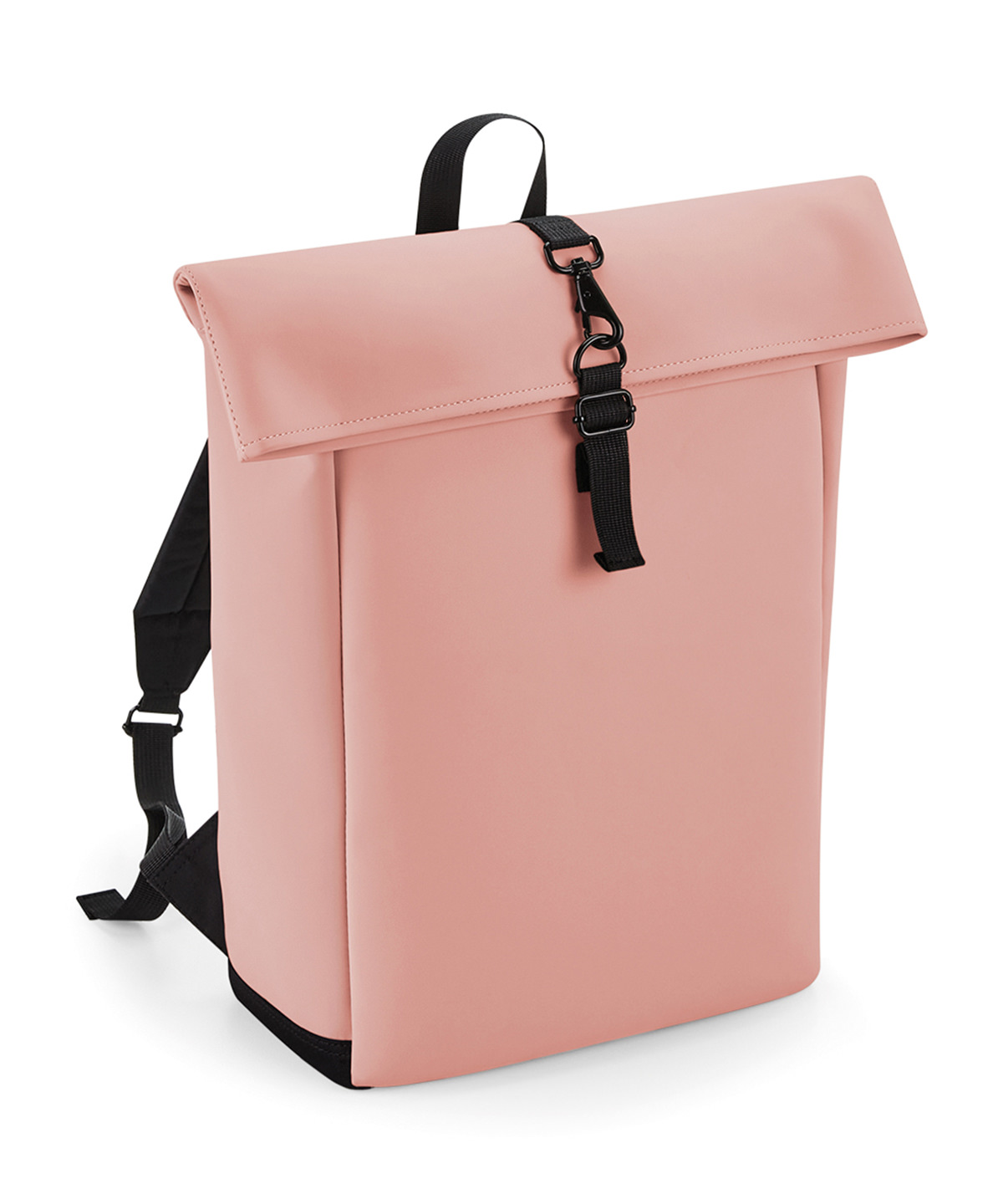 Matte Pu Rolltop Backpack - Image 4