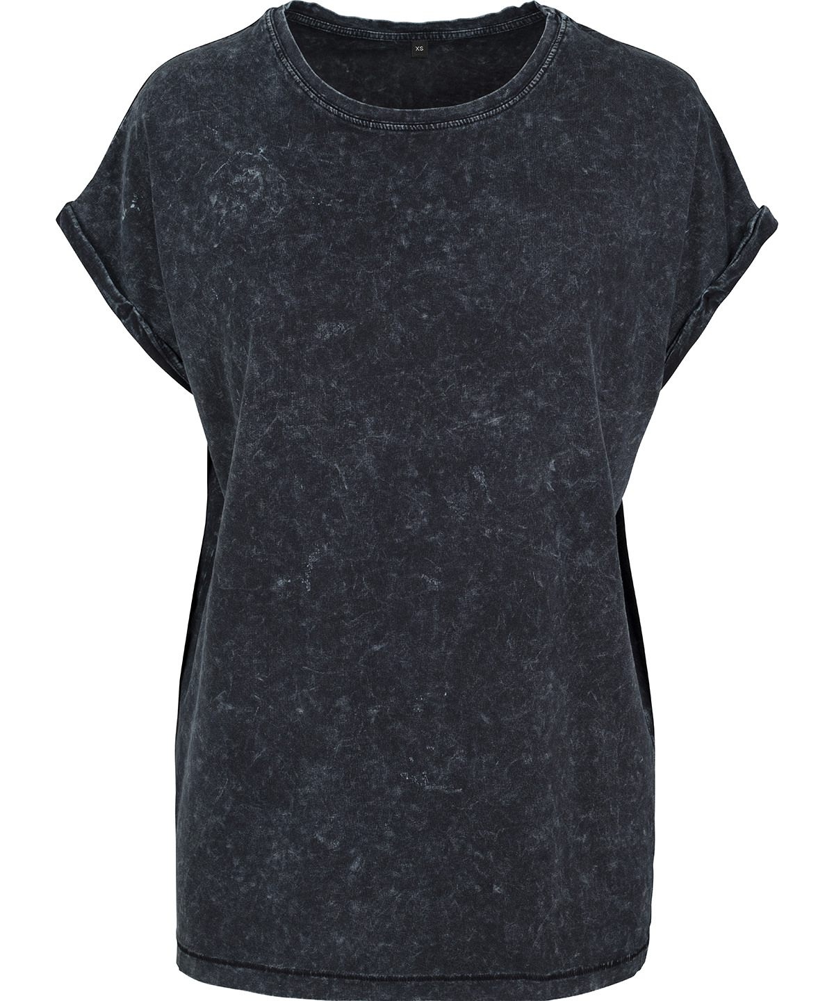 Women's Acid Washed Extended Shoulder Tee - Image 2