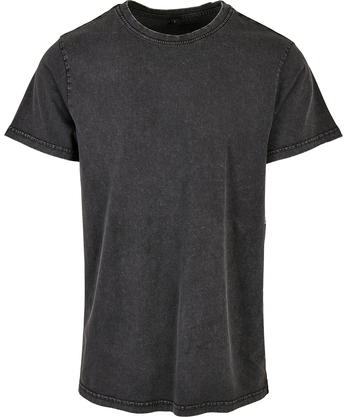 Acid Washed Round Neck Tee - Image 3