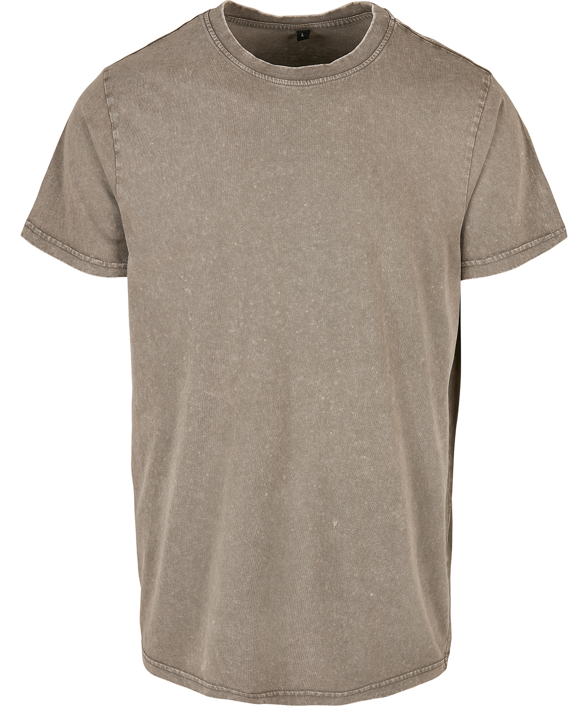 Acid Washed Round Neck Tee - Image 4