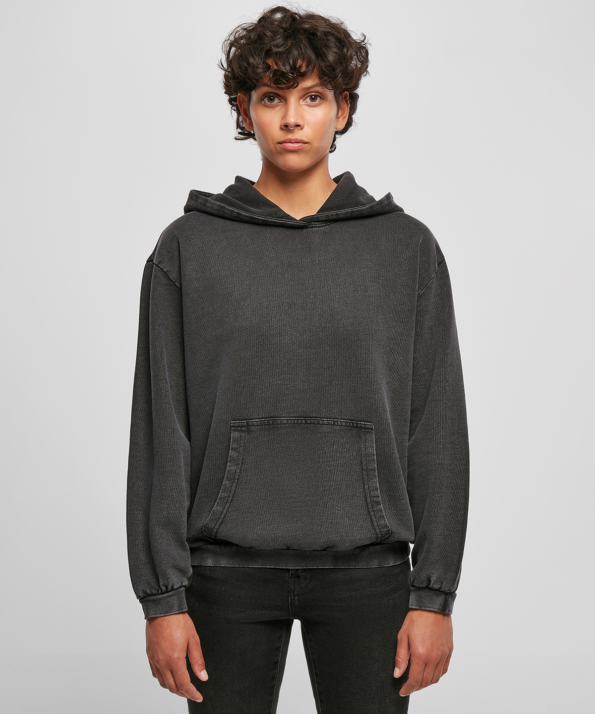 Women's Acid Washed Oversized Hoodie