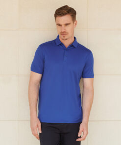 Stretch Polo Shirt With Wicking Finish (Slim Fit)