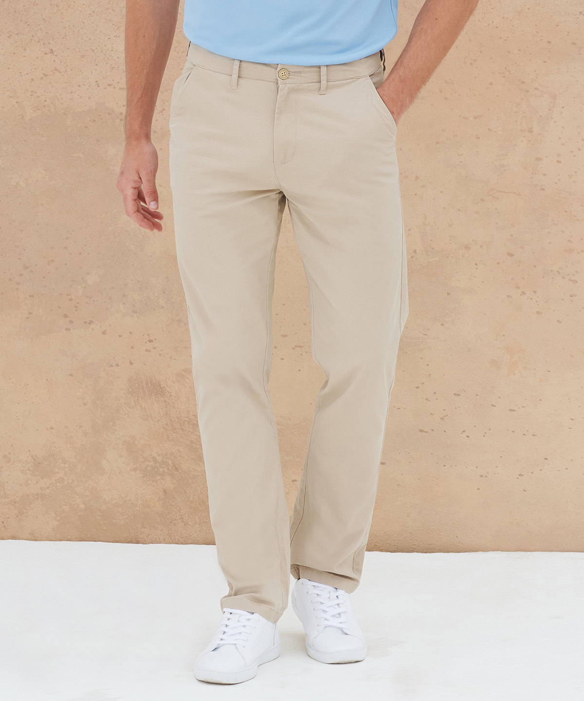Stretch Chinos With Flex Waistband
