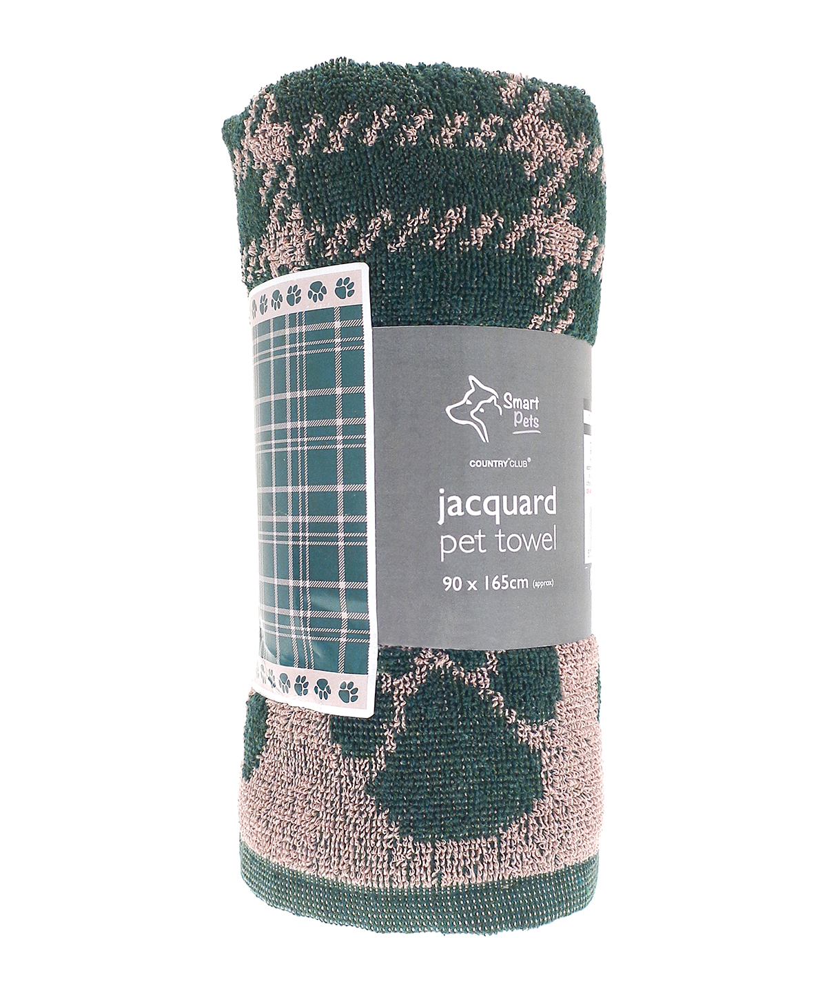 Jumbo Terry Jacquard Dog Towel - Image 2
