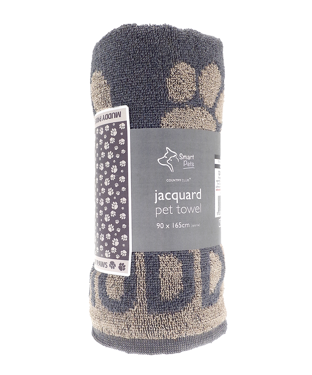 Jumbo Terry Jacquard Dog Towel - Image 3