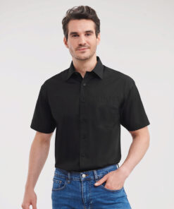 Short Sleeve Polycotton Easycare Poplin Shirt