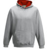 Heather Grey/Fire Red