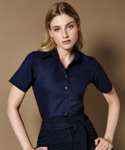 Business Blouse Short-Sleeved (Tailored Fit)