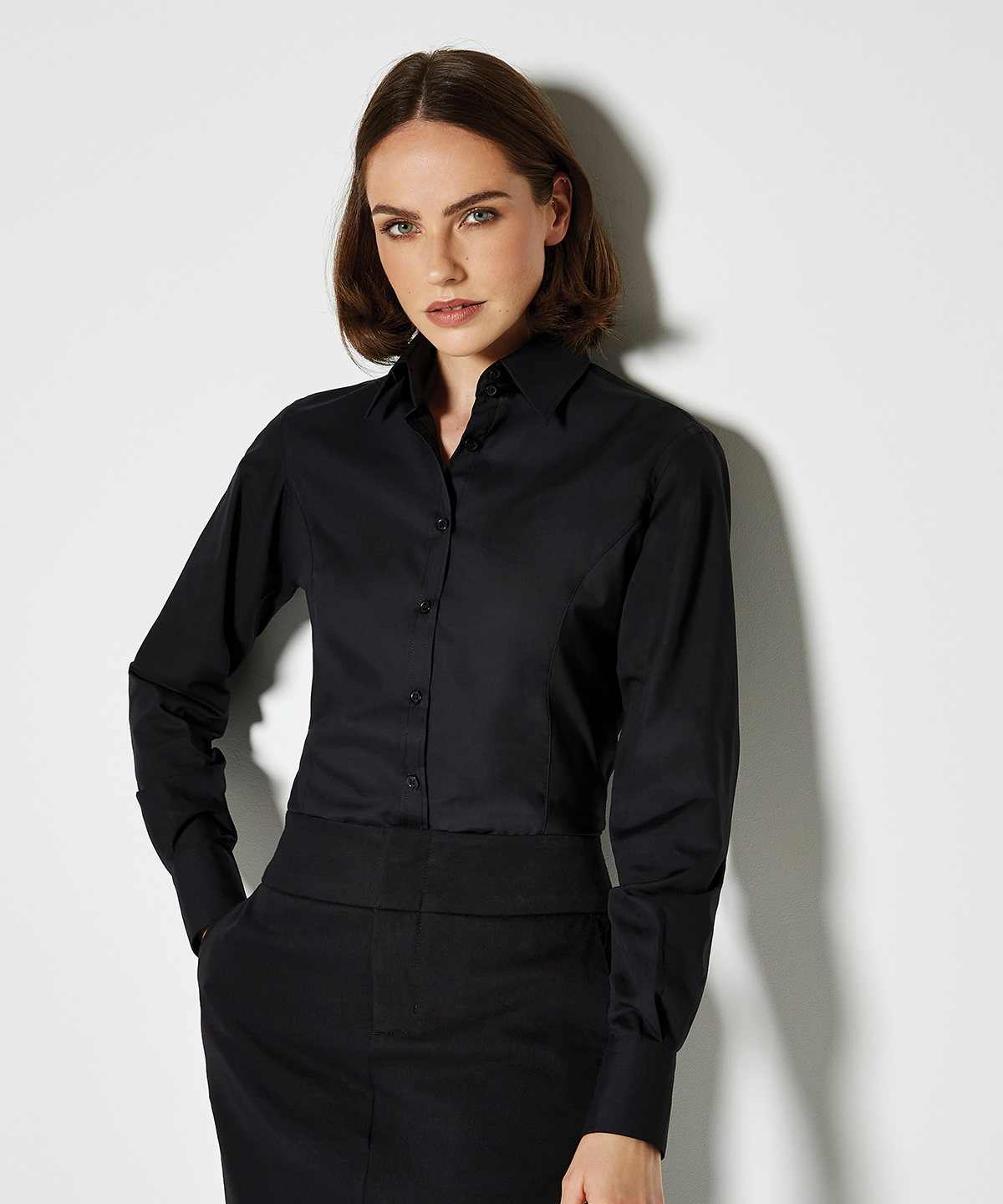 Business Blouse Long-Sleeved (Tailored Fit)