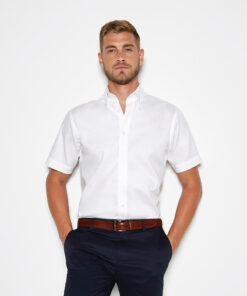 Premium Oxford Shirt Short-Sleeved (Tailored Fit)