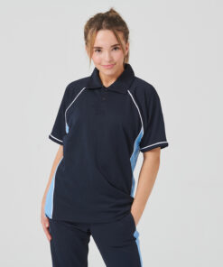 Kids Piped Performance Polo