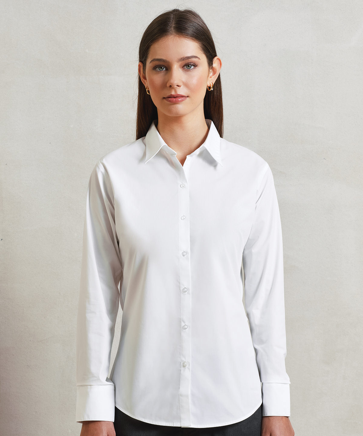 Premier Women's Supreme Poplin Long Sleeve Shirt