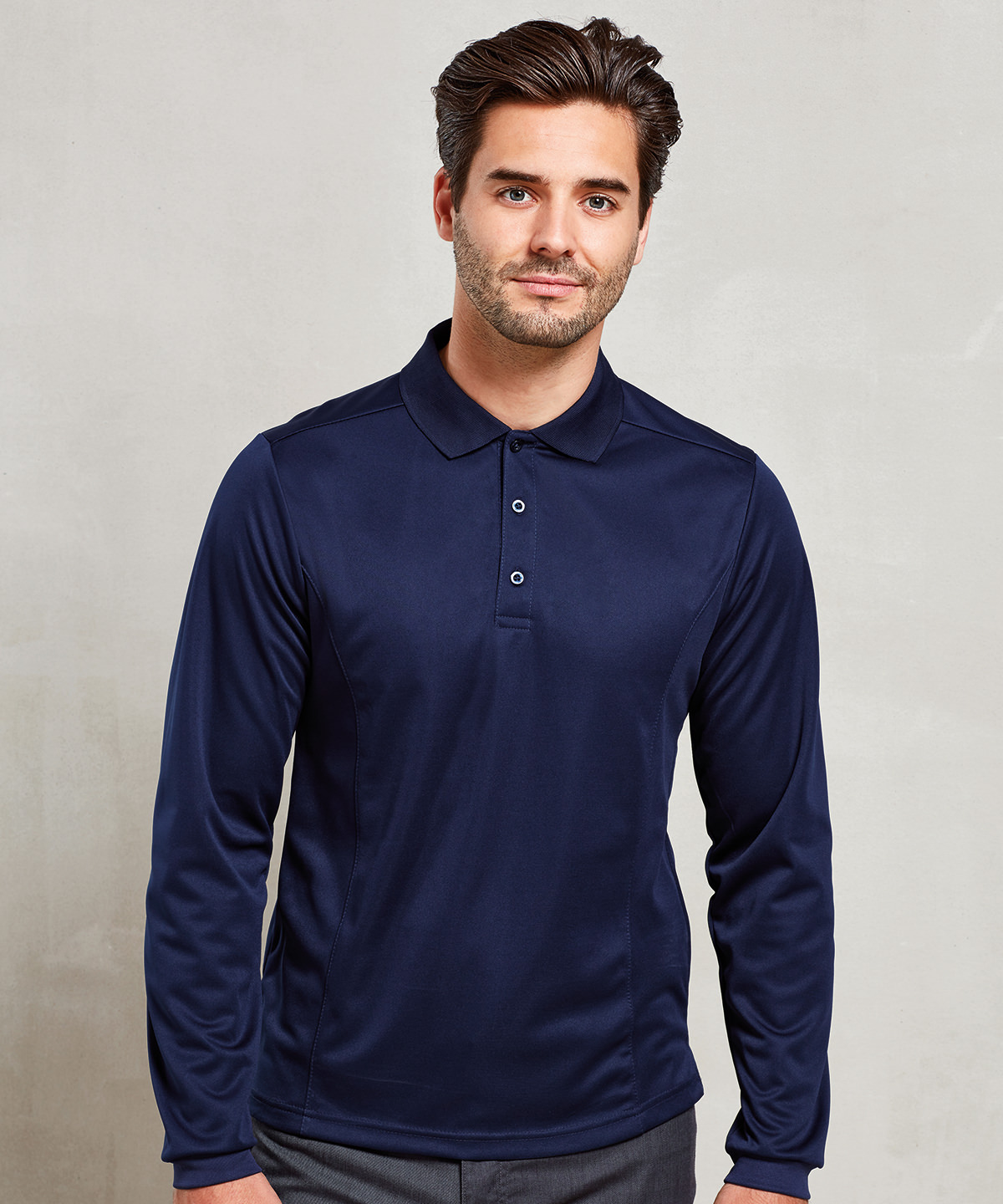 Premier Long Sleeve Coolchecker® Piqué Polo
