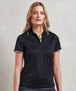 Premier Women's Contrast Coolchecker® Polo