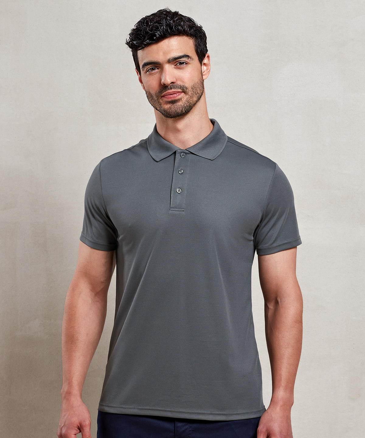 Premier Men's Spun Dyed Recycled Polo Shirt