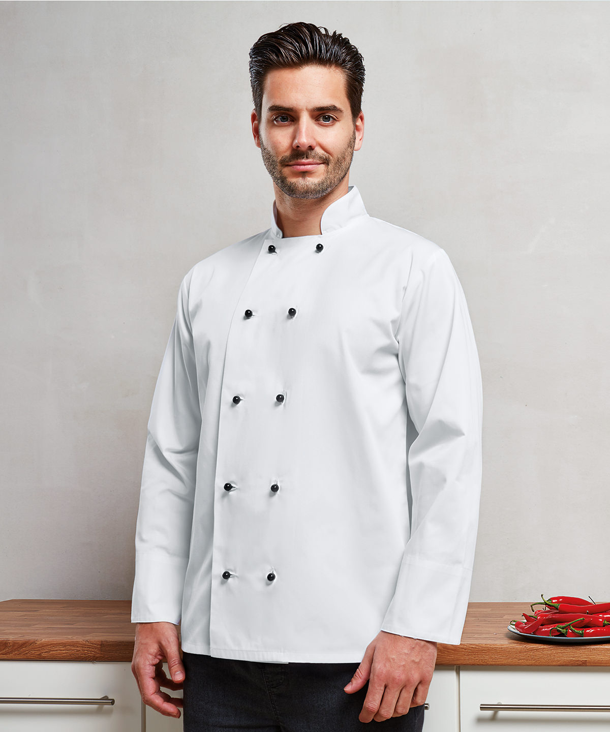 Premier Cuisine Long Sleeve Chef's Jacket