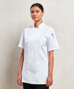 Premier Women's Short Sleeve Chef's Jacket