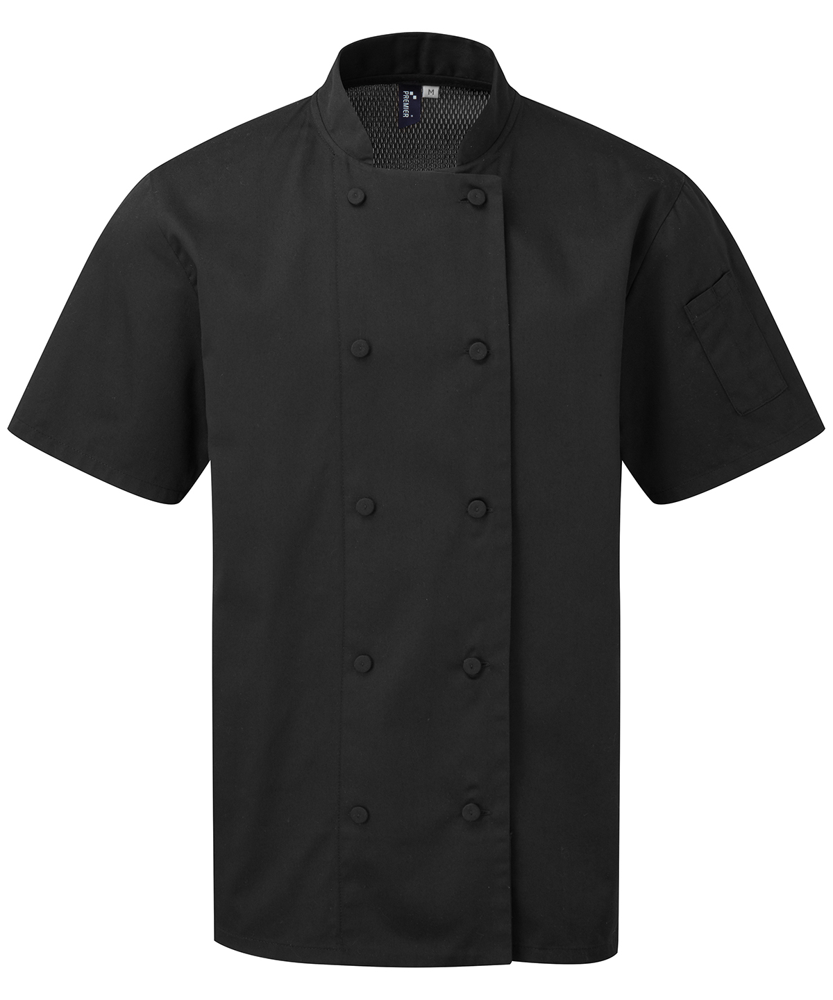 Premier Chefs Coolchecker® Short Sleeve Jacket - Image 2