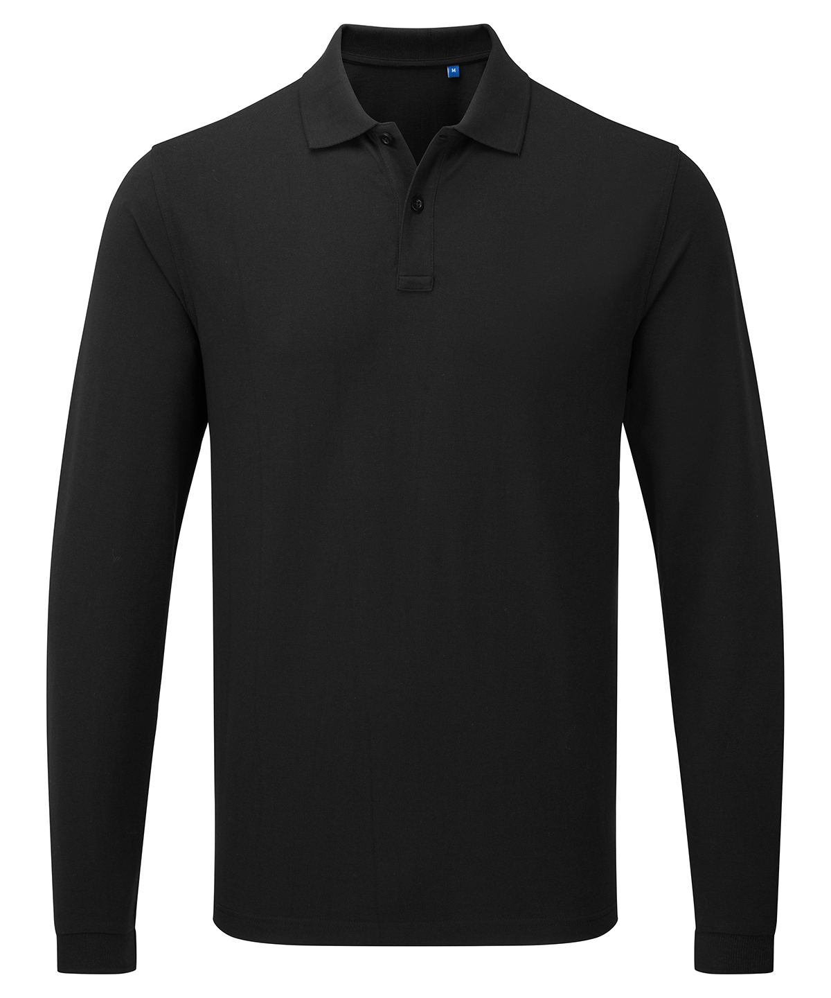 Premier ‘Essential’ Unisex Long Sleeve Workwear Polo Shirt - Image 2