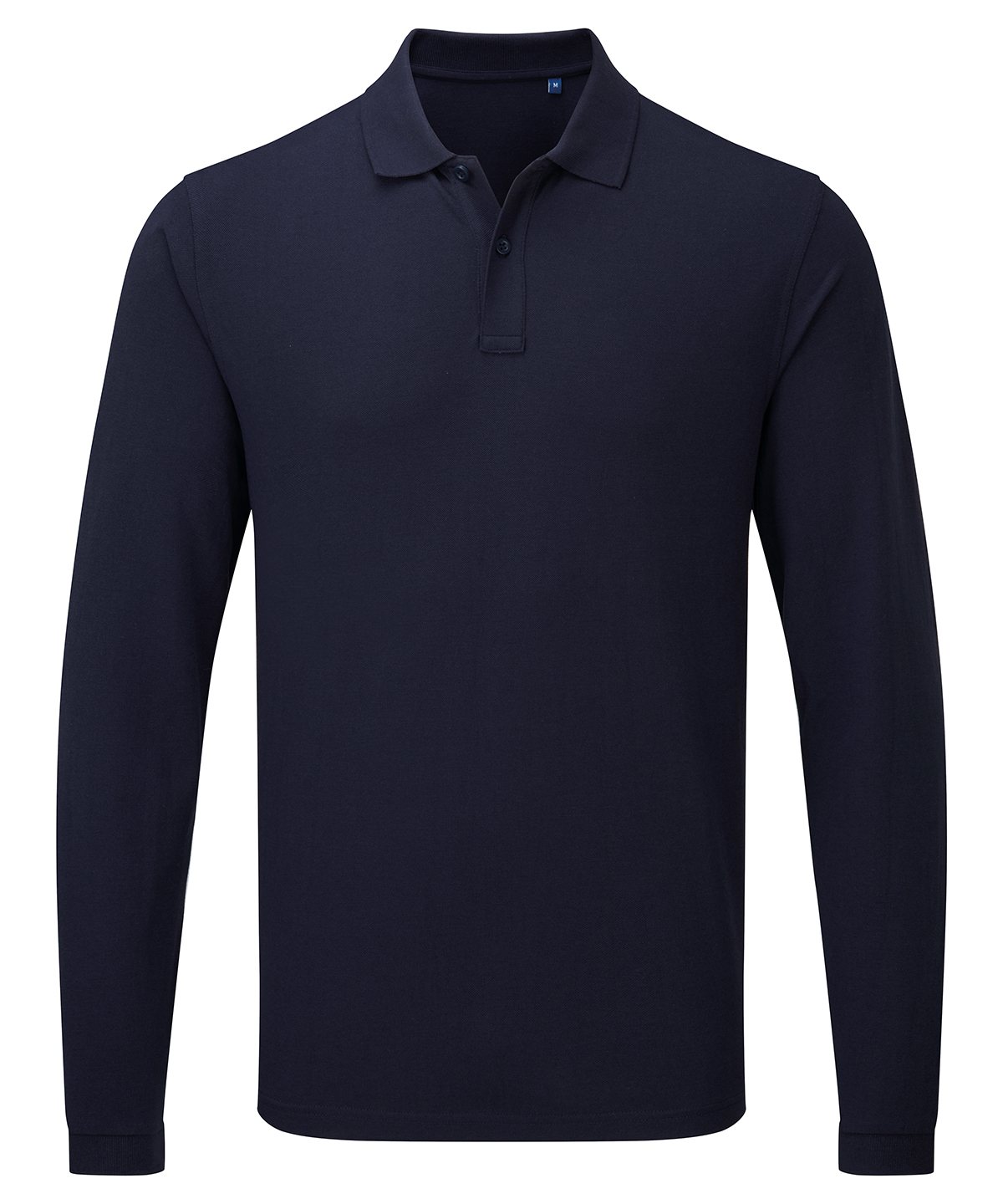 Premier ‘Essential’ Unisex Long Sleeve Workwear Polo Shirt - Image 3