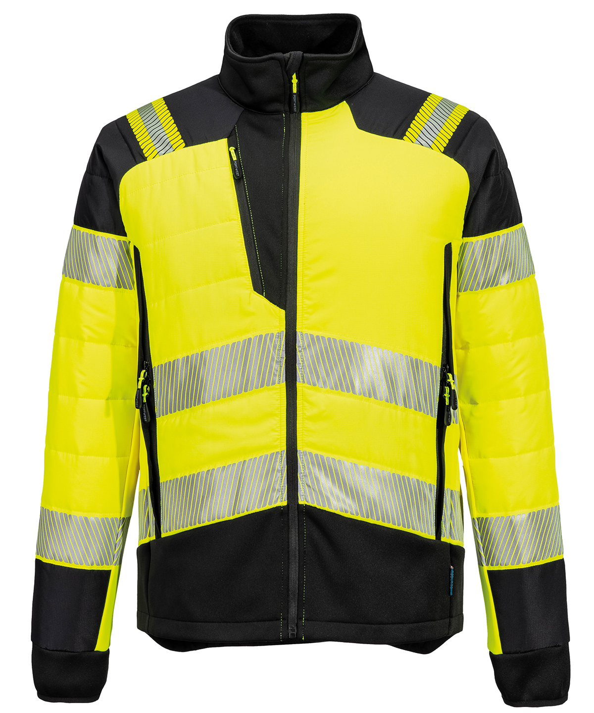 Pw3 Hi-Vis Hybrid Baffle Jacket (T170) - Image 3