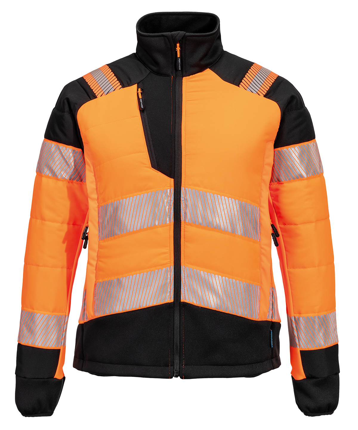 Women's Pw3 Hi-Vis Hybrid Baffle Jacket (T171) - Image 2