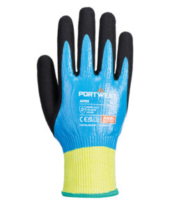 Alternative view of Cut D13 Nitrile Aqua Gloves (Ap50)