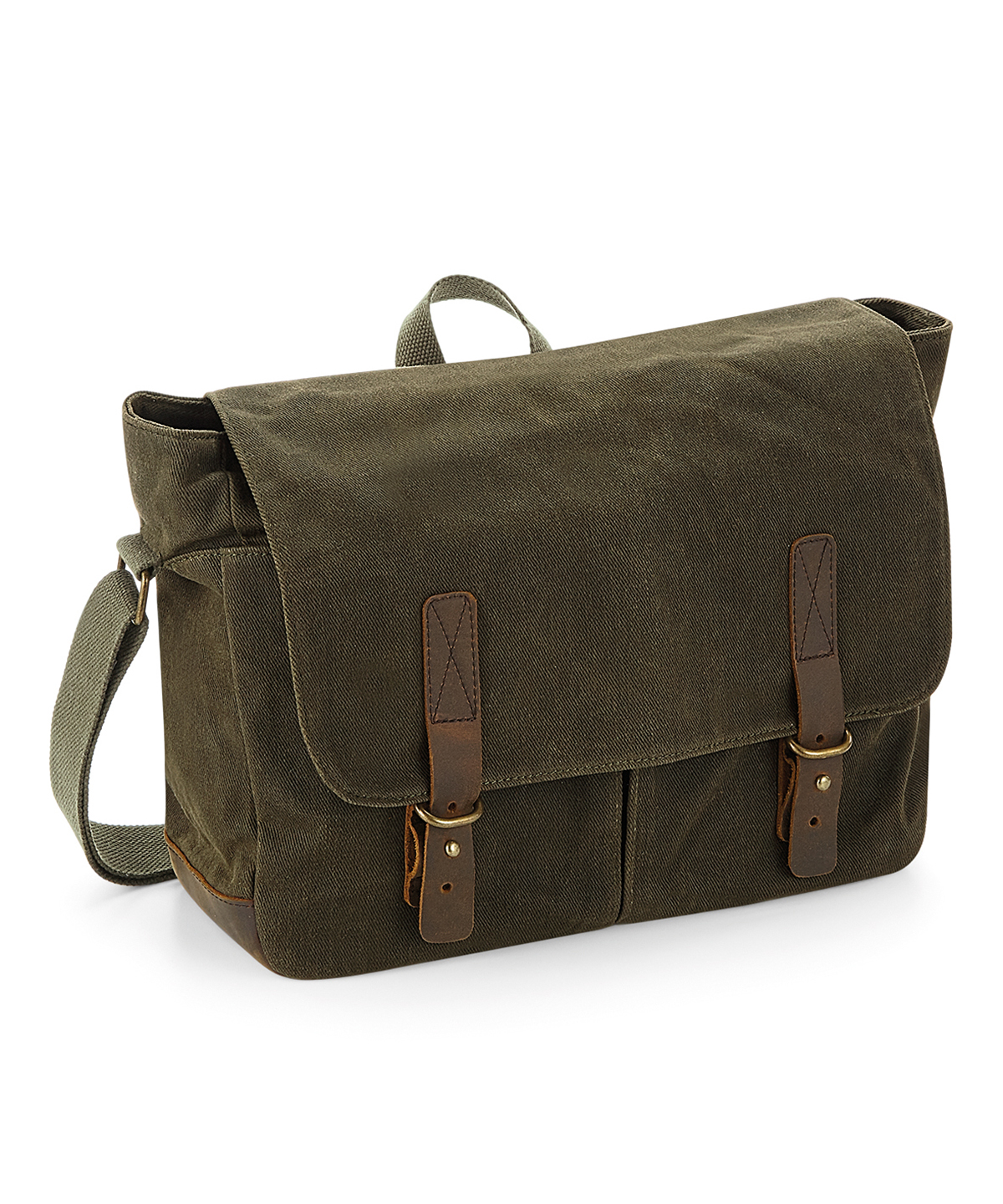 Heritage Waxed Canvas Messenger - Image 3