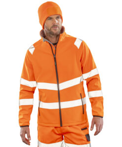 Recycled 2-Layer Printable Safety Softshell