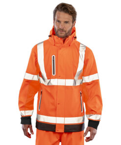 Heavy-Duty Prism Pu Safe And Dry Jacket With Recycled Backing