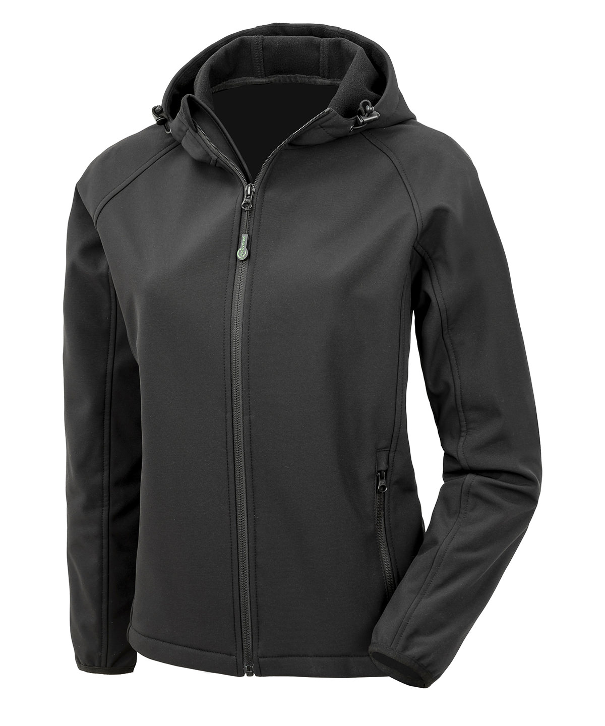 Women's Recycled 3-Layer Printable Hooded Softshell - Image 2