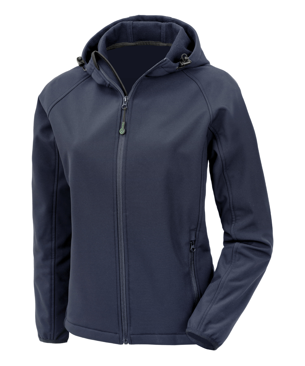 Women's Recycled 3-Layer Printable Hooded Softshell - Image 3