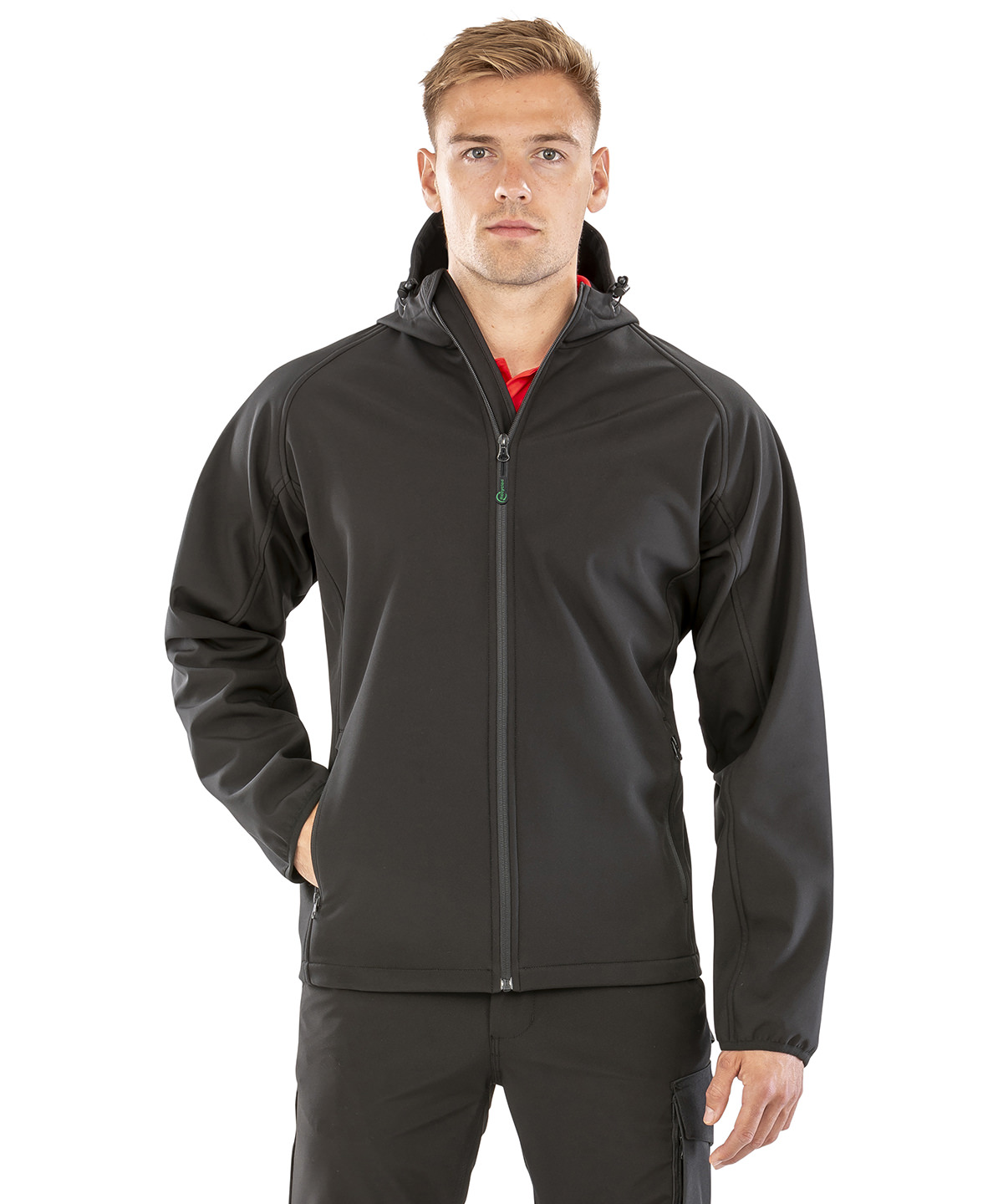 Recycled 3-Layer Printable Hooded Softshell