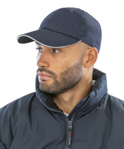 Herringbone Cap With Sandwich Peak